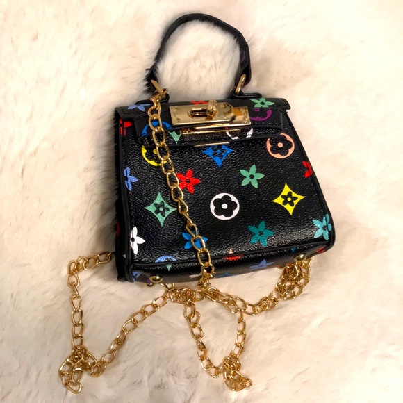 Handbags - LV Hermes Birkin Style Colourful Mini Belt Bag With Chain Strap